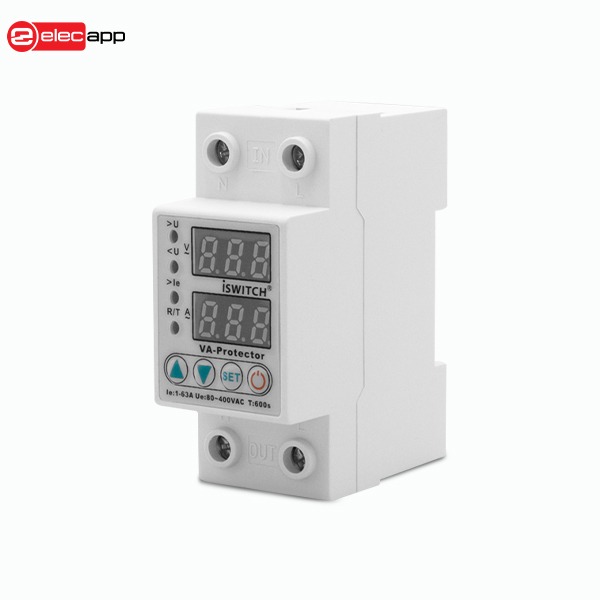 محافظ ولتاژ - جریان تک فاز (خانگی) آی سوئیچ کد ISVAP1