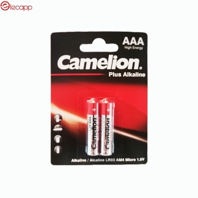 باطری نیم قلمی پلاس آلکالاین Camelion