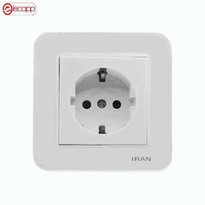 پریز برق ارتدار ارس سفید