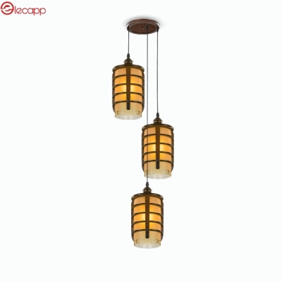 آویز چوبی سه شعله مدل چلسی کد 3-27