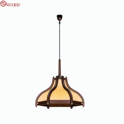 آویز چوبی تک شعله مدل گلابی کد 104
