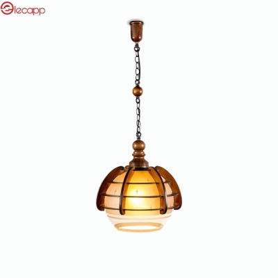 آویز چوبی تک شعله مدل نپتون کد 49